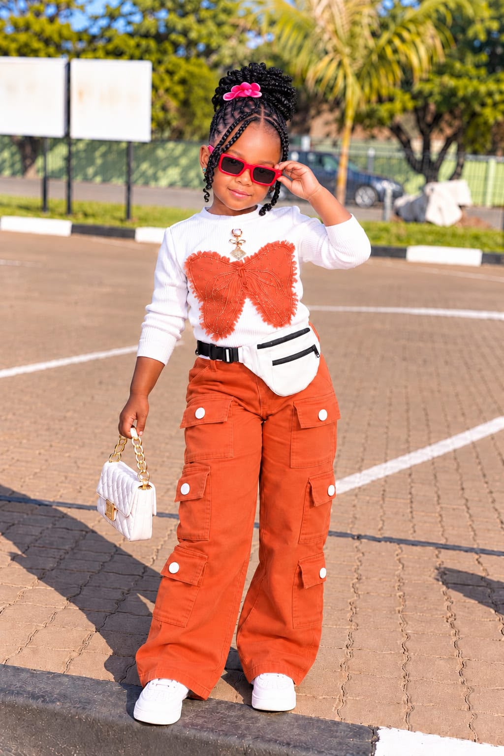 Bow Top & Cargo Trousers